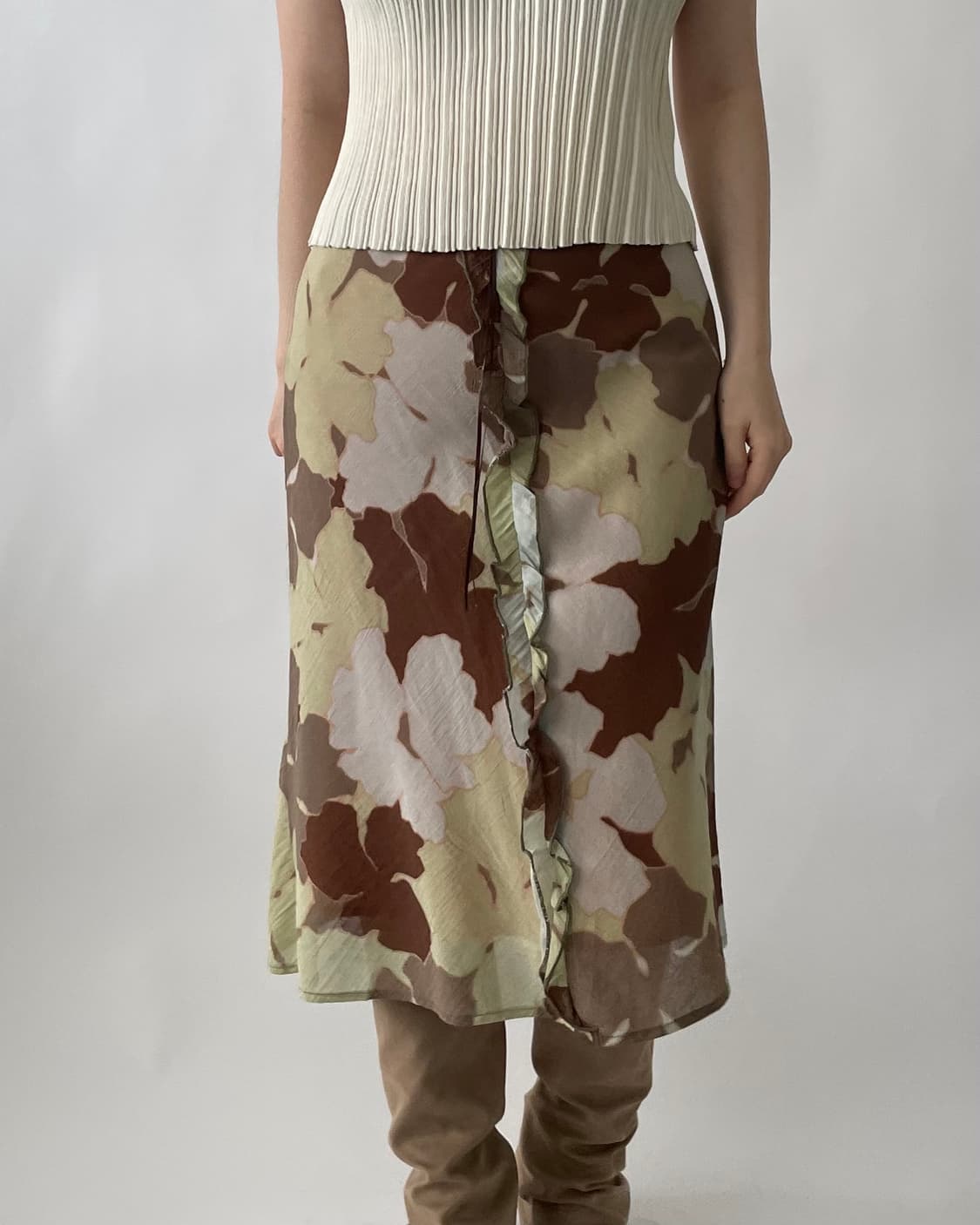 InWear pattern frill skirt 상품이미지9