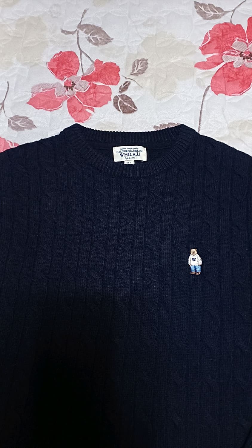 후아유 꽈배기니트 105 가슴59 기장70 상품이미지3