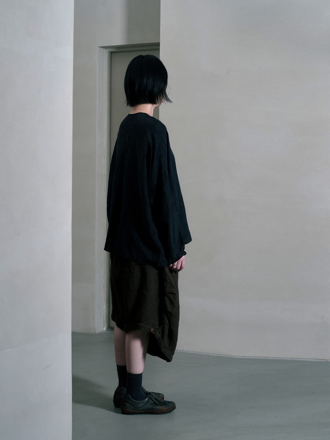 카발 kaval 노칼라와이드셔츠 상품이미지5