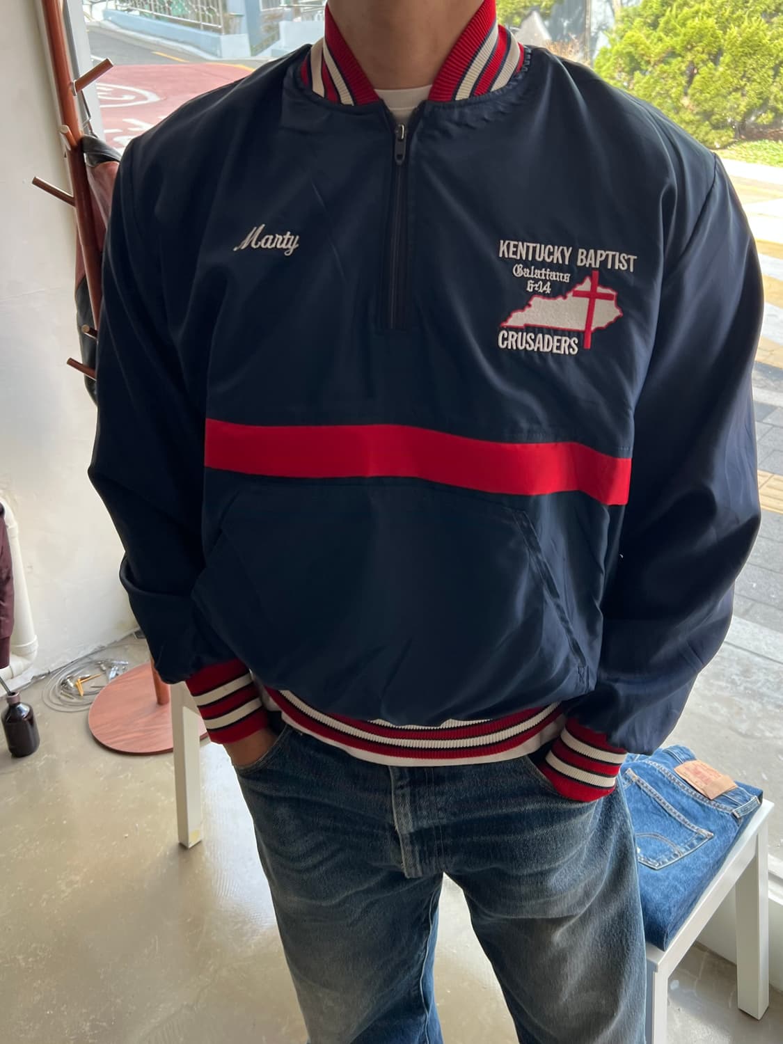 Kentucky Baptist Crusaders 웜업 자켓 상품이미지1