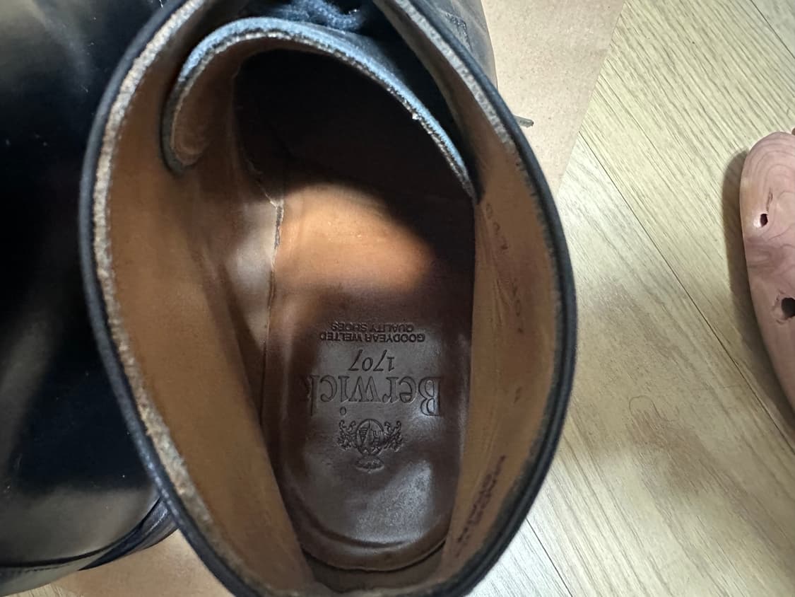 Berwick 버윅 307 블랙 처카부츠 UK8 상품이미지6