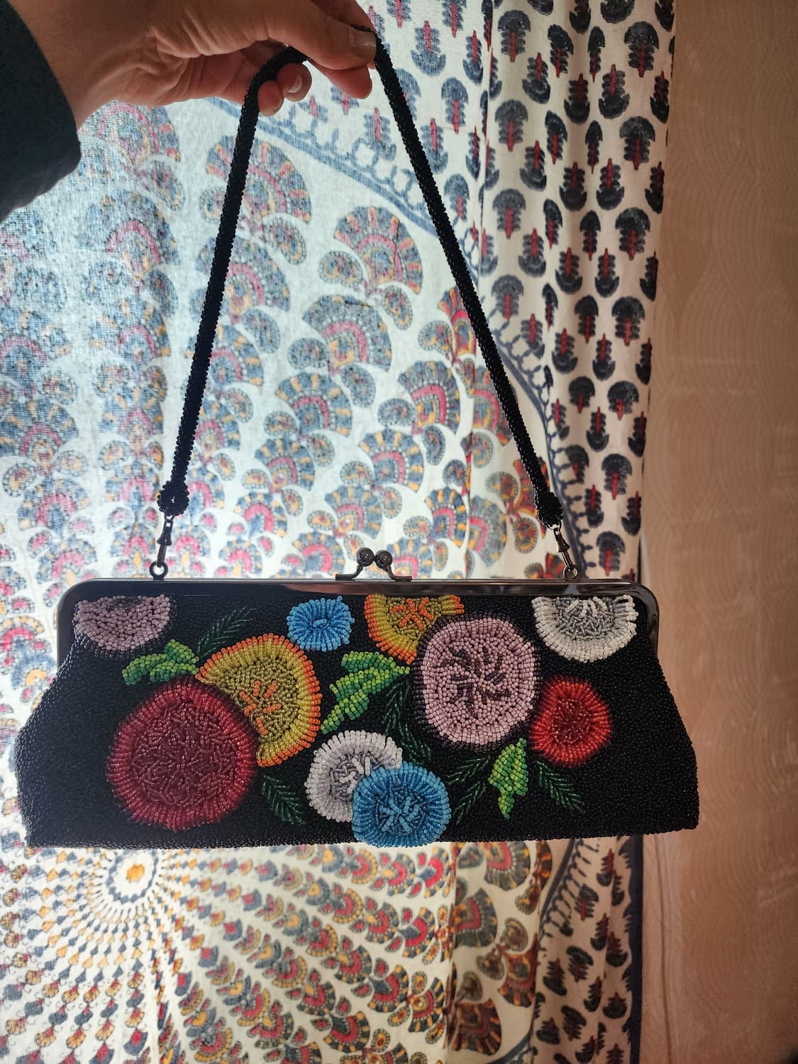 핸드메이드 비즈 플라워 클러치 앤 숄더 상품이미지8