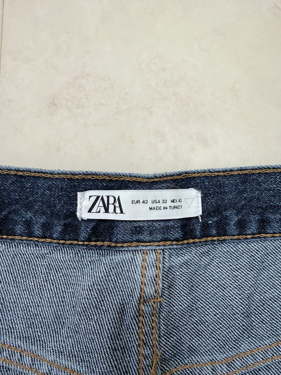 [32] 1회착 자라 zara 벌룬핏 데님팬츠 상품이미지5