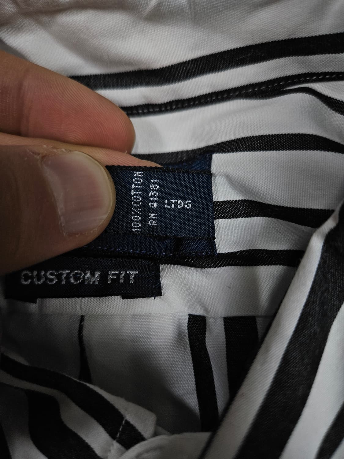 폴로 랄프로렌 커스텀핏 스트라이트 셔츠 급처 상품이미지5