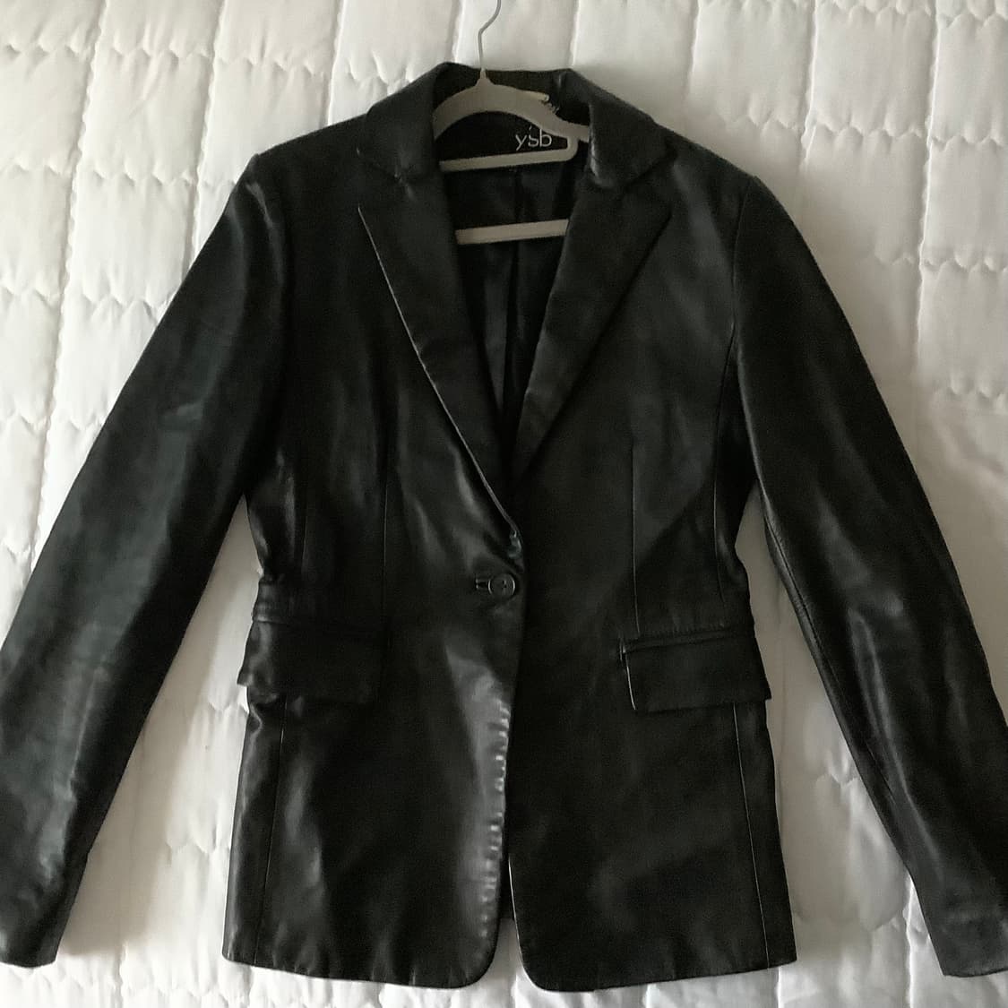 램스킨 양가죽 레더 자켓 블레이저 상품이미지1