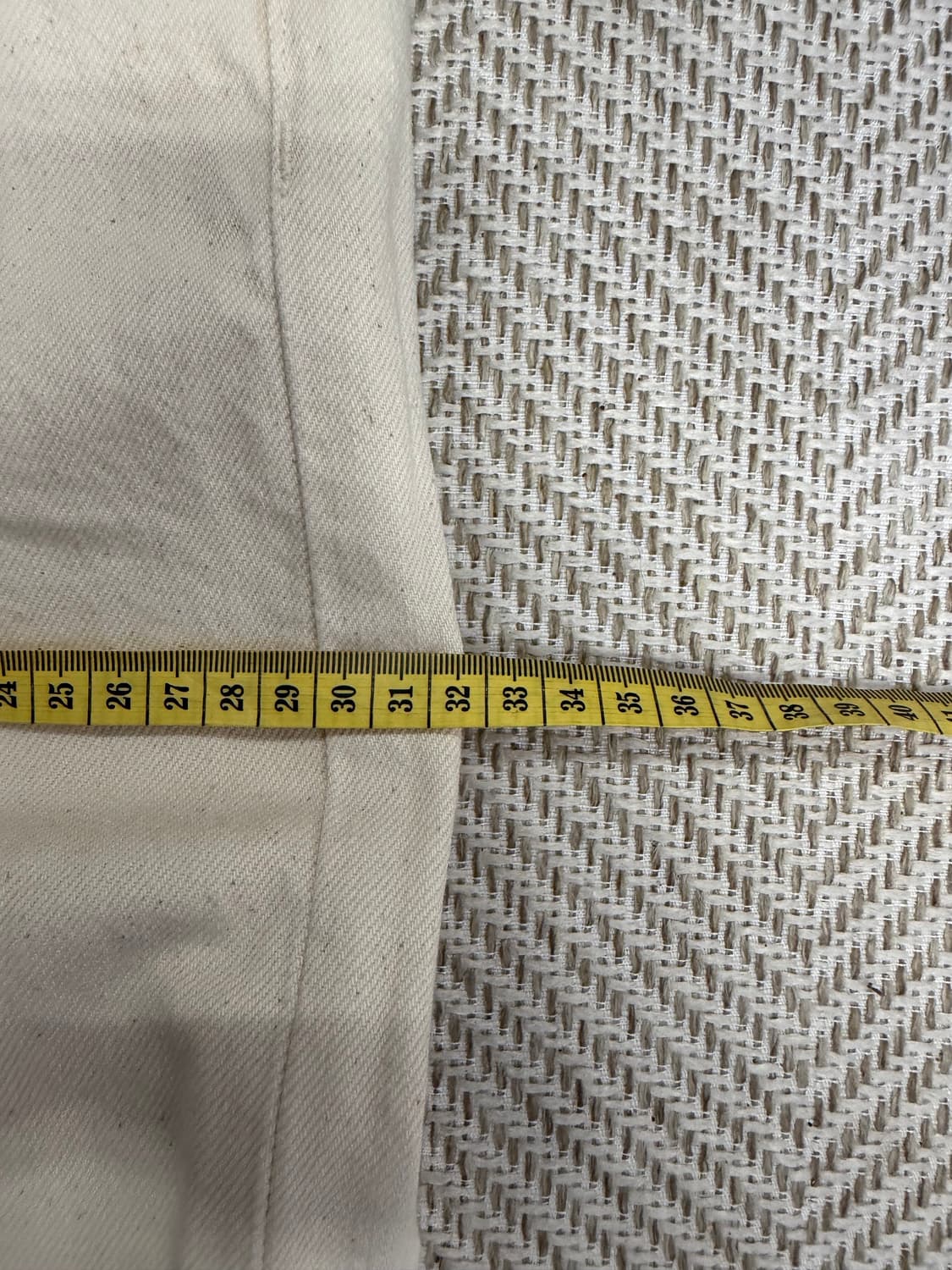 정품) 아르켓 남성 아이보리 데님 팬츠 30-31 상품이미지9