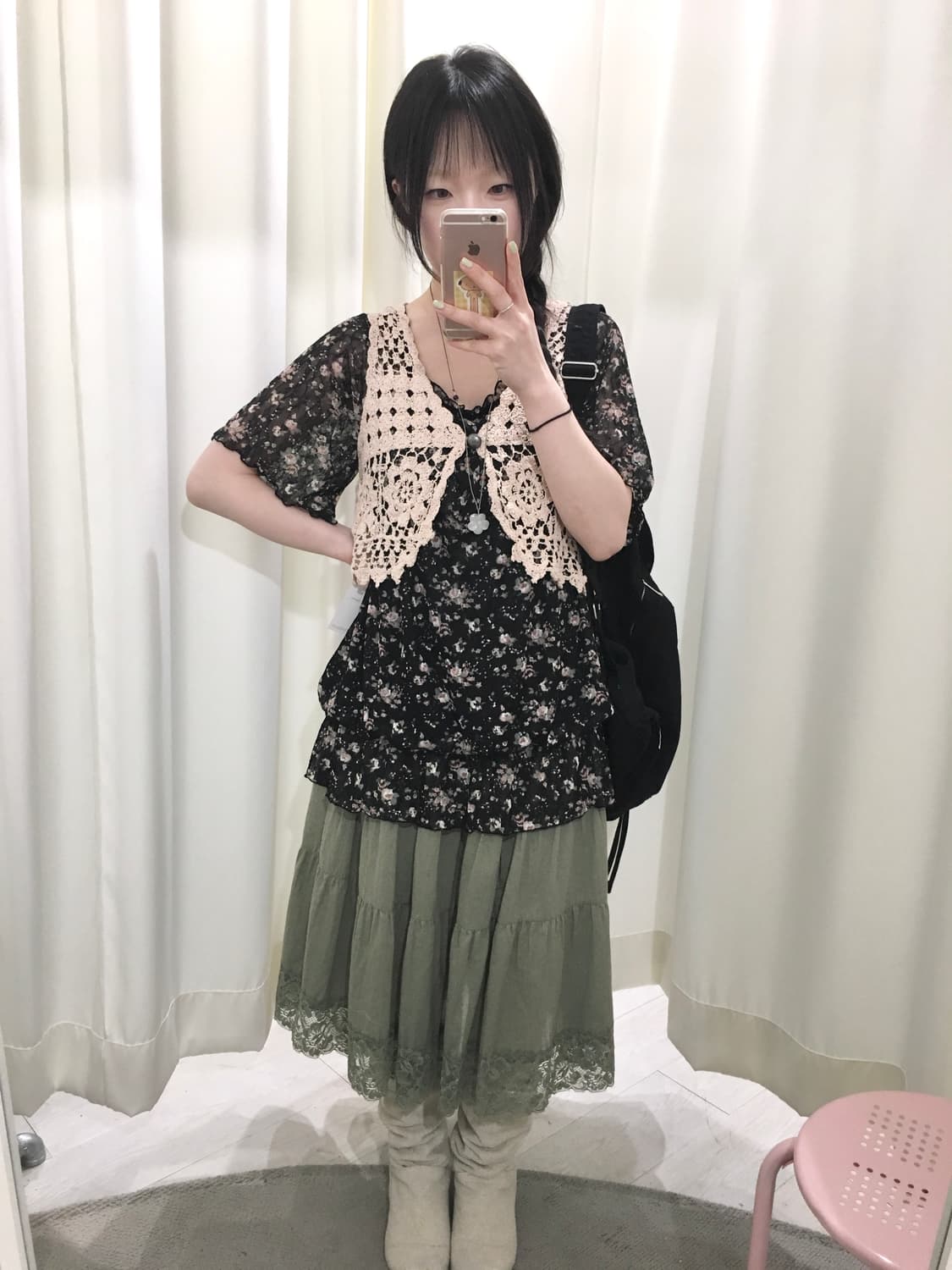 Ditsy Floral Balloon Blouse 상품이미지3