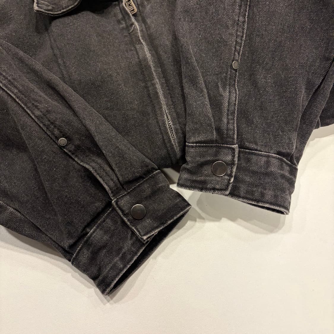 [2] 디미트리블랙 DIMITRI BLACK 데님 블루종 블랙 B452 상품이미지8