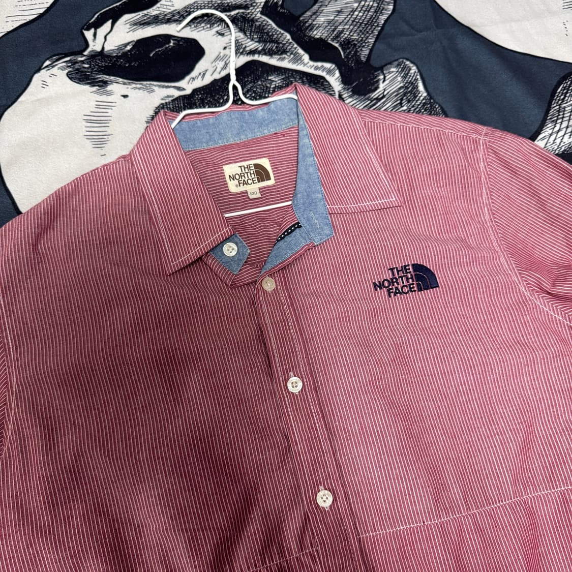 노스페이스 스트라이프셔츠 100사이즈  상품이미지2