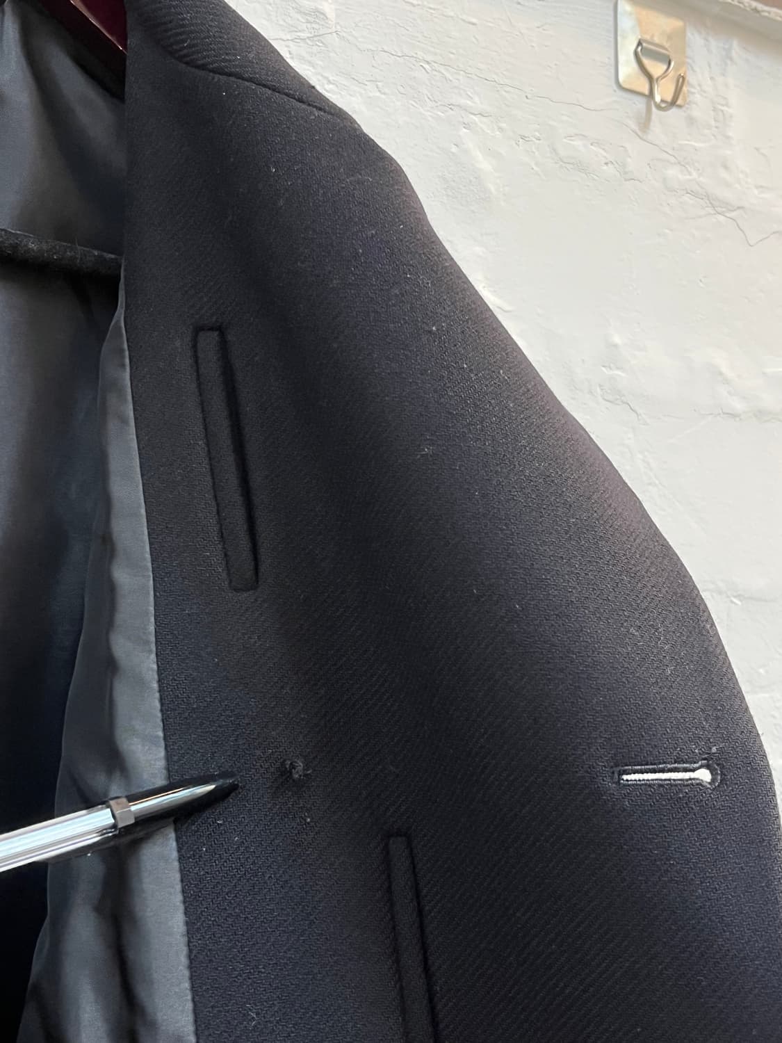 Theory 버진 울 캐시미어 혼방 피코트 Men M 상품이미지8