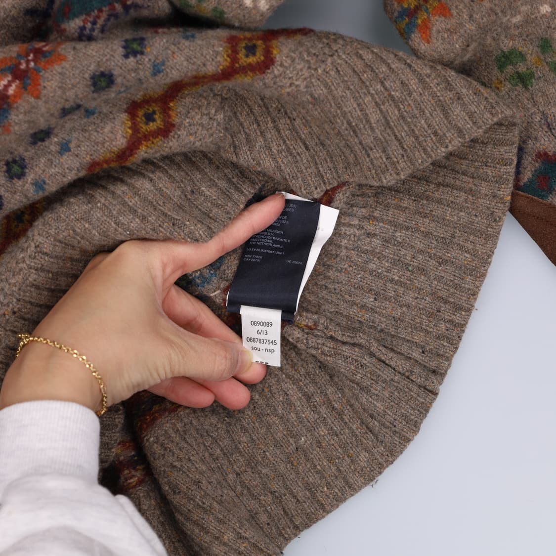 L 타미힐피거 숄카라 가디건 0417H1 상품이미지5