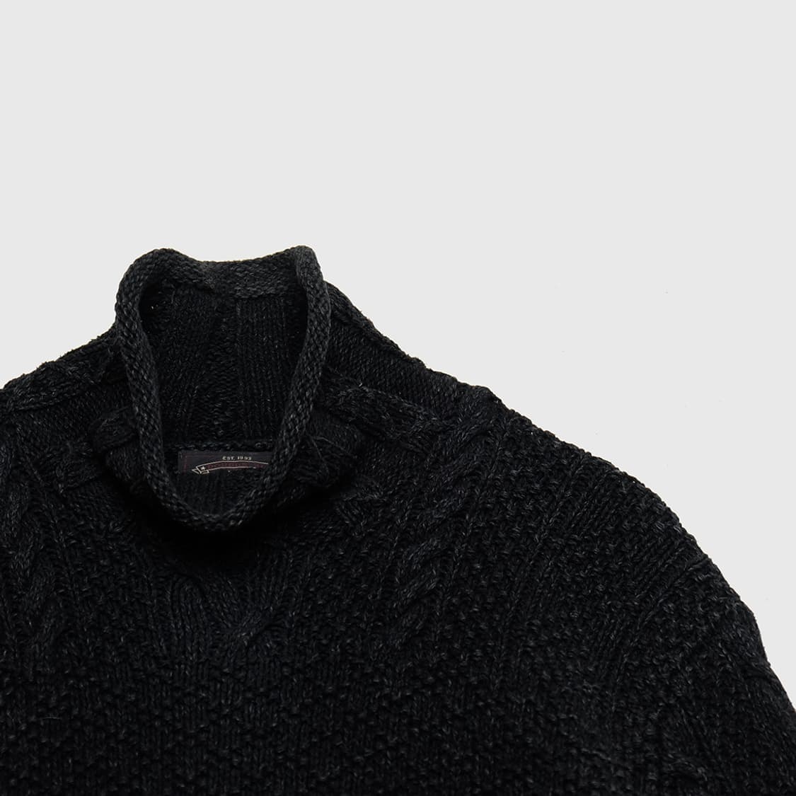 roll neck cable knit sweater 상품이미지3