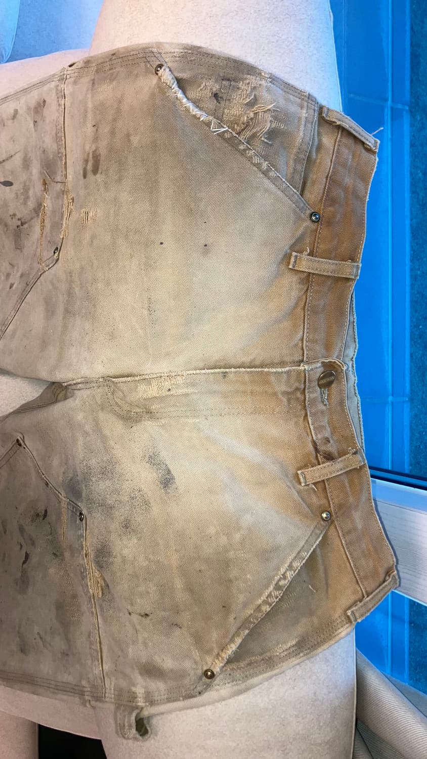 Carhartt distressed trashed double knee 상품이미지8