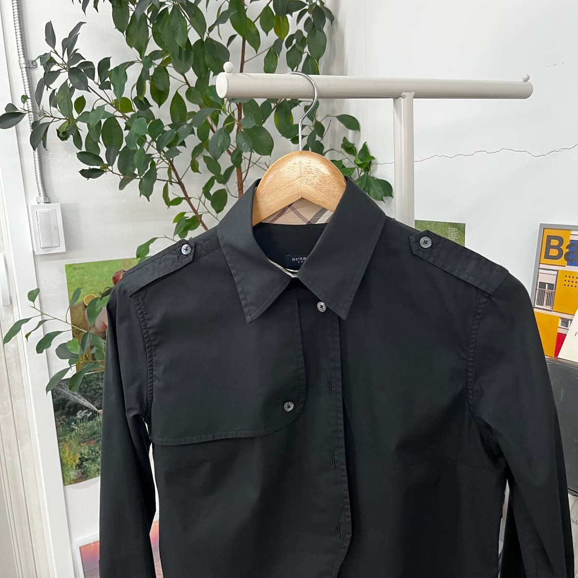 버버리 우먼 셔츠 L 상품이미지2