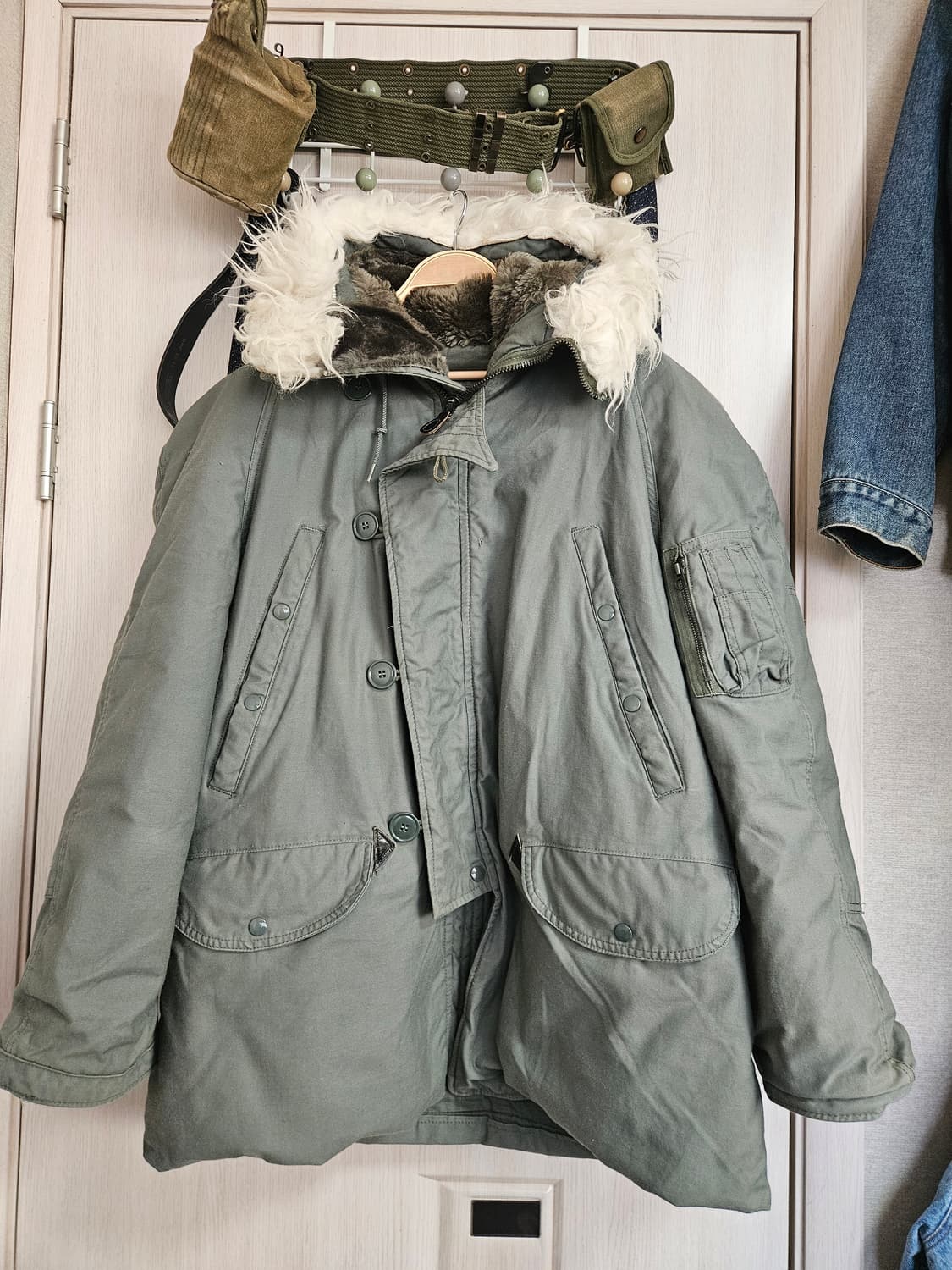 80s Us 미군 og n3b 콜드파카 M 사이즈  상품이미지1