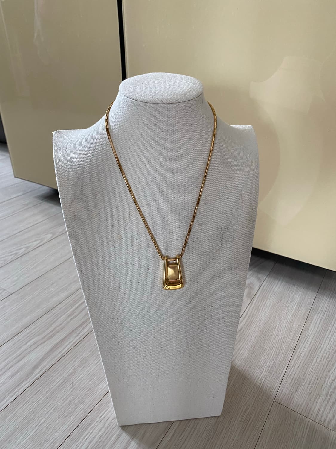 미국수입 Monet 골드 팬던트 목걸이 상품이미지5