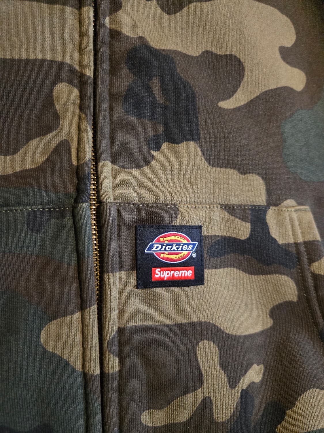 Supreme x Dickies 스웨터 후드집업 카모 상품이미지2