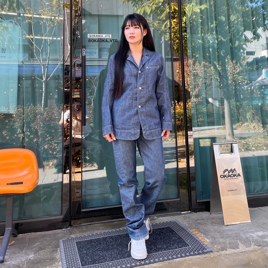 재팬 리바이스 엔지니어진 셋업  상품이미지3