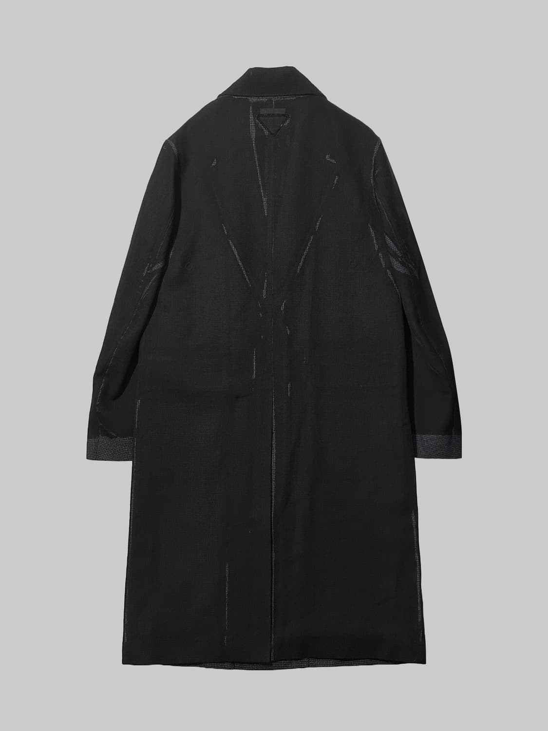 프라다 로고 패치 체스터필드 코트 상품이미지3