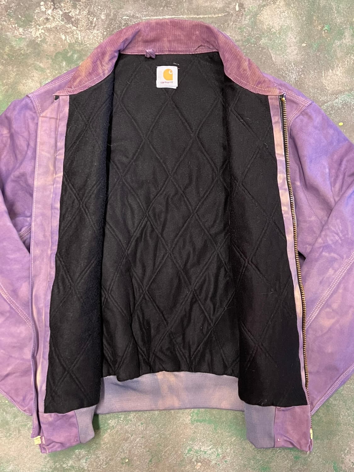 [XL] 칼하트 산타페 빈티지 자켓 J14 오버다이 커스텀 디트로이트 상품이미지10