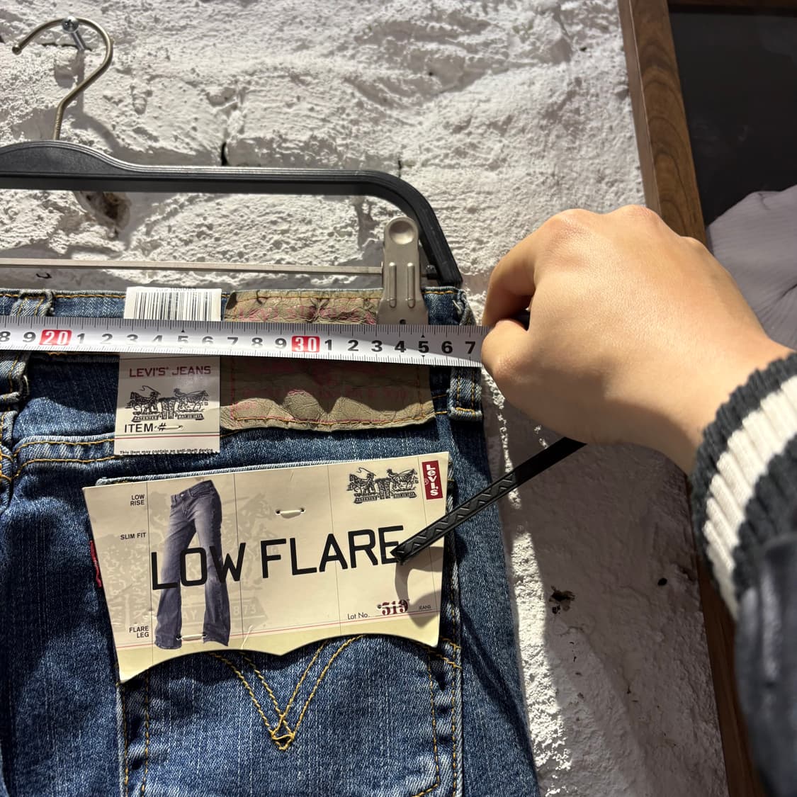 리바이스 519 데드스탁 부츠컷 데님팬츠 상품이미지8