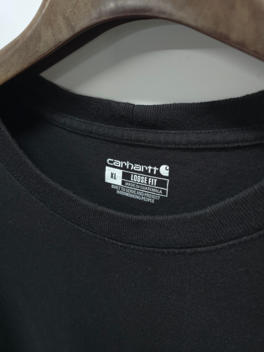 칼하트 블랙 롱슬리브 XL 루즈핏 상품이미지5