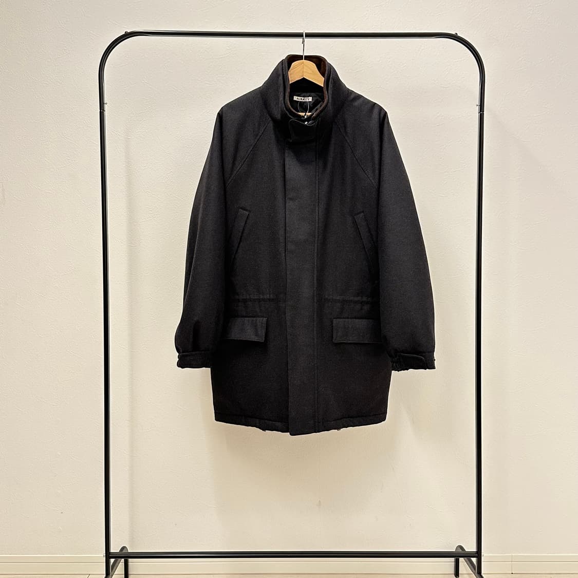 오라이 울 풀링 플란넬 블루종 새상품  상품이미지1