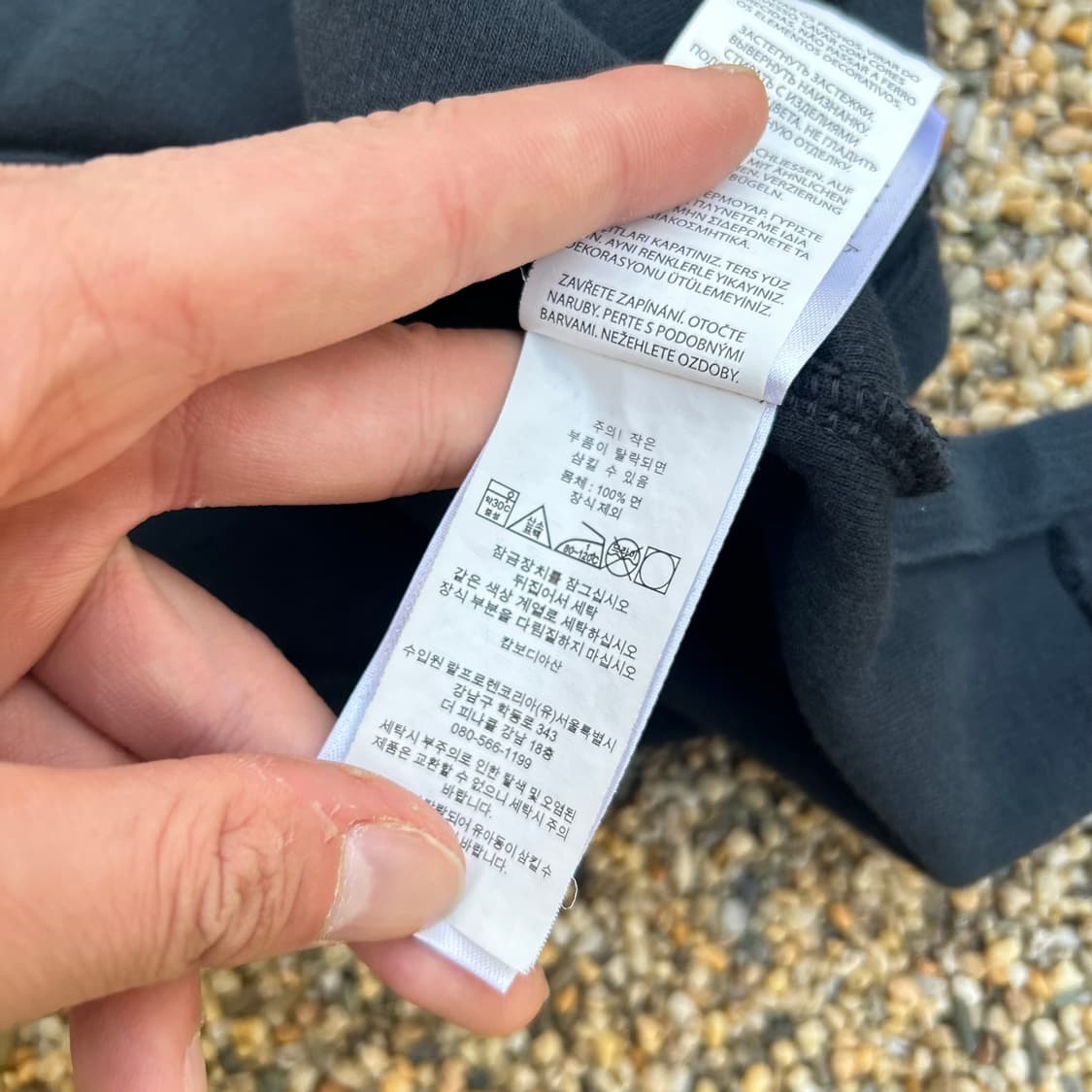 폴로 랄프로렌 코튼 반집업 블랙 니트 상품이미지6