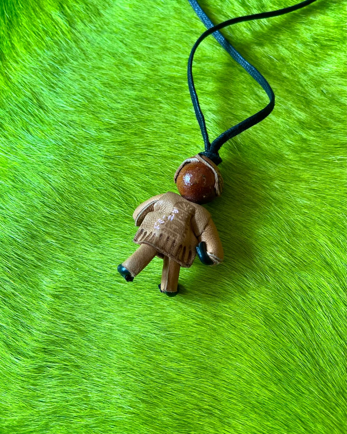 Indian Jewelry Vtg Leather Doll Necklace 상품이미지7