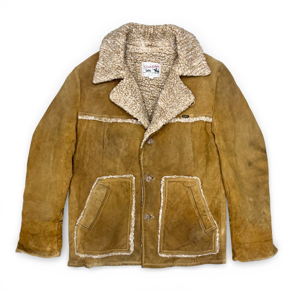 70's Lee 스톰 라이더 셰르파 라인드 스웨이드 자켓 상품이미지1
