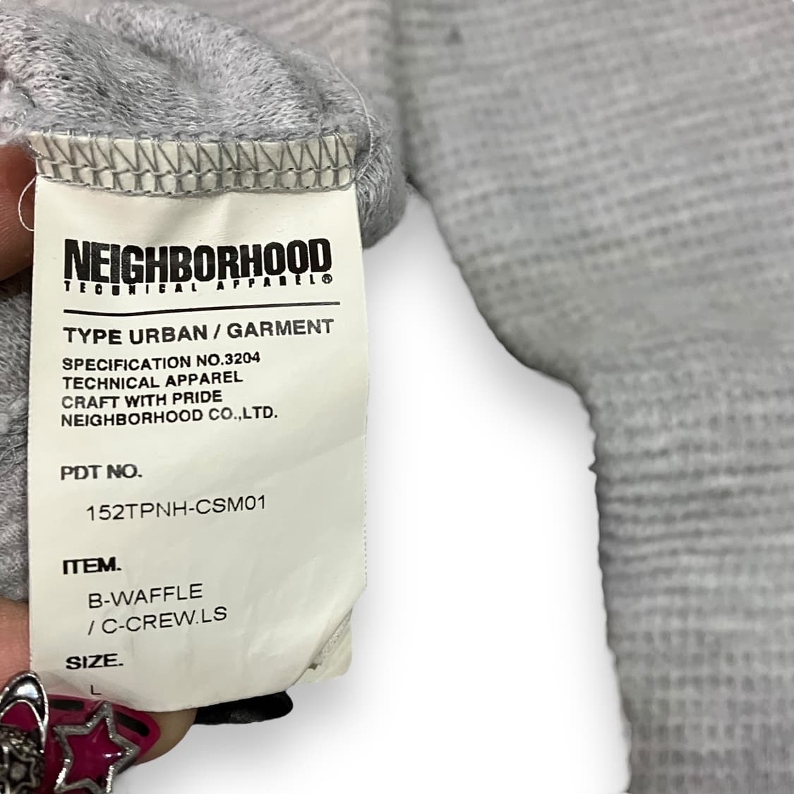 네이버후드 와플 티셔츠 상품이미지7