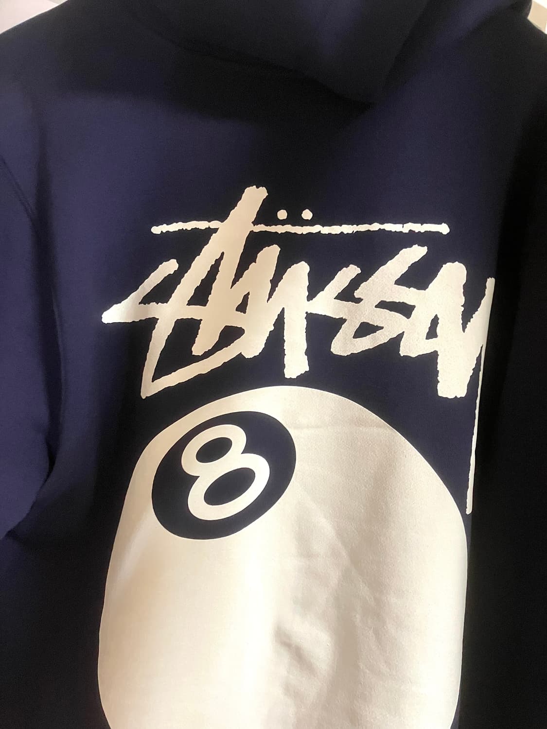 스투시 8볼 후드집업 네이비 상품이미지2