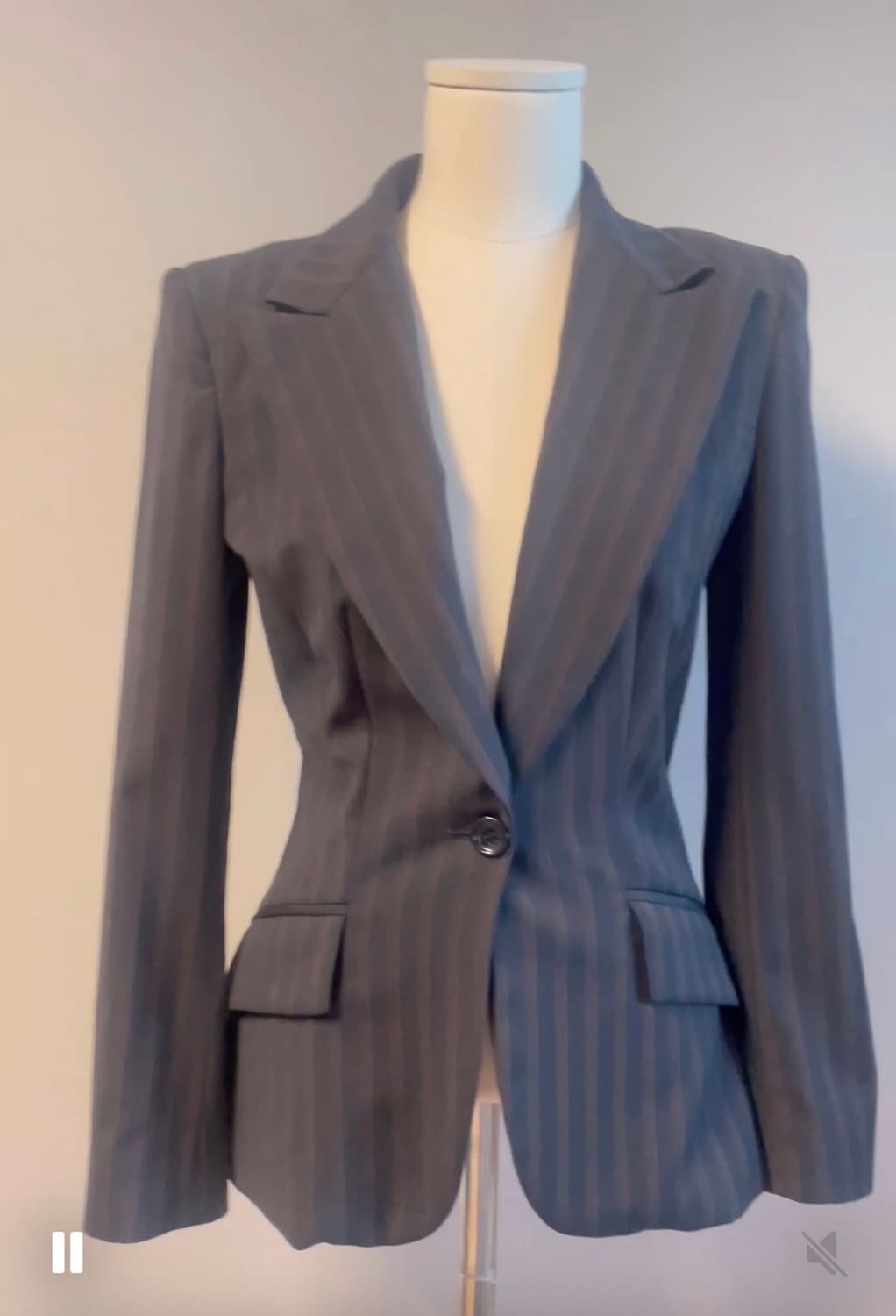 돌체앤가바나 스트라이프 울자켓 상품이미지1