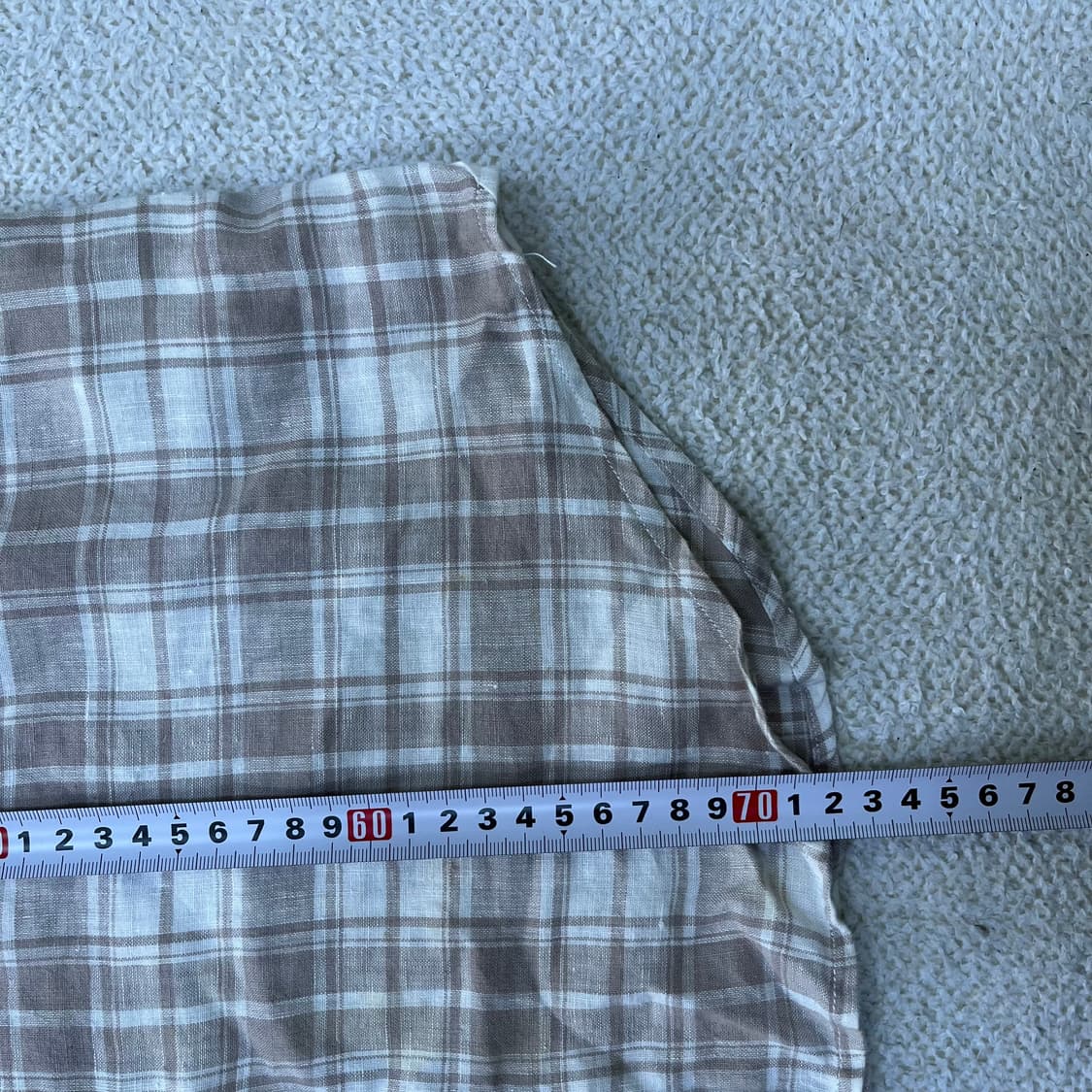 39 헨리코튼 린넨 체크 반팔 셔츠 0409M 상품이미지7