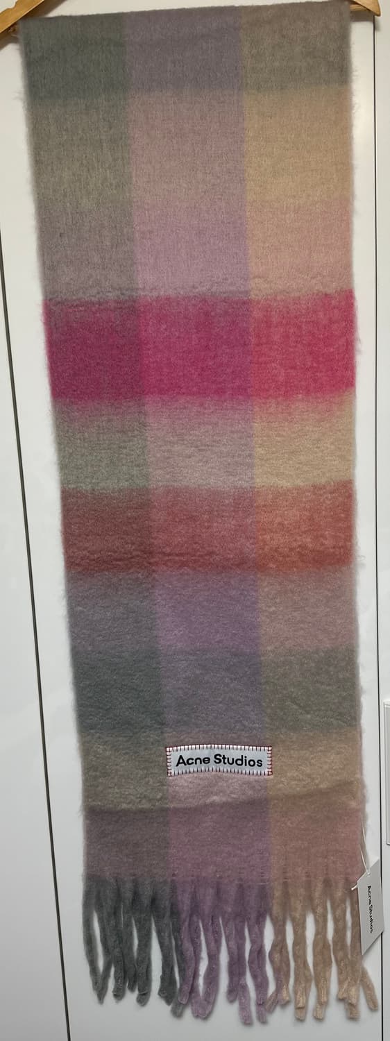 아크네 스튜디오 알파카모헤어울머플러 푸시아 남여공용 상품이미지1