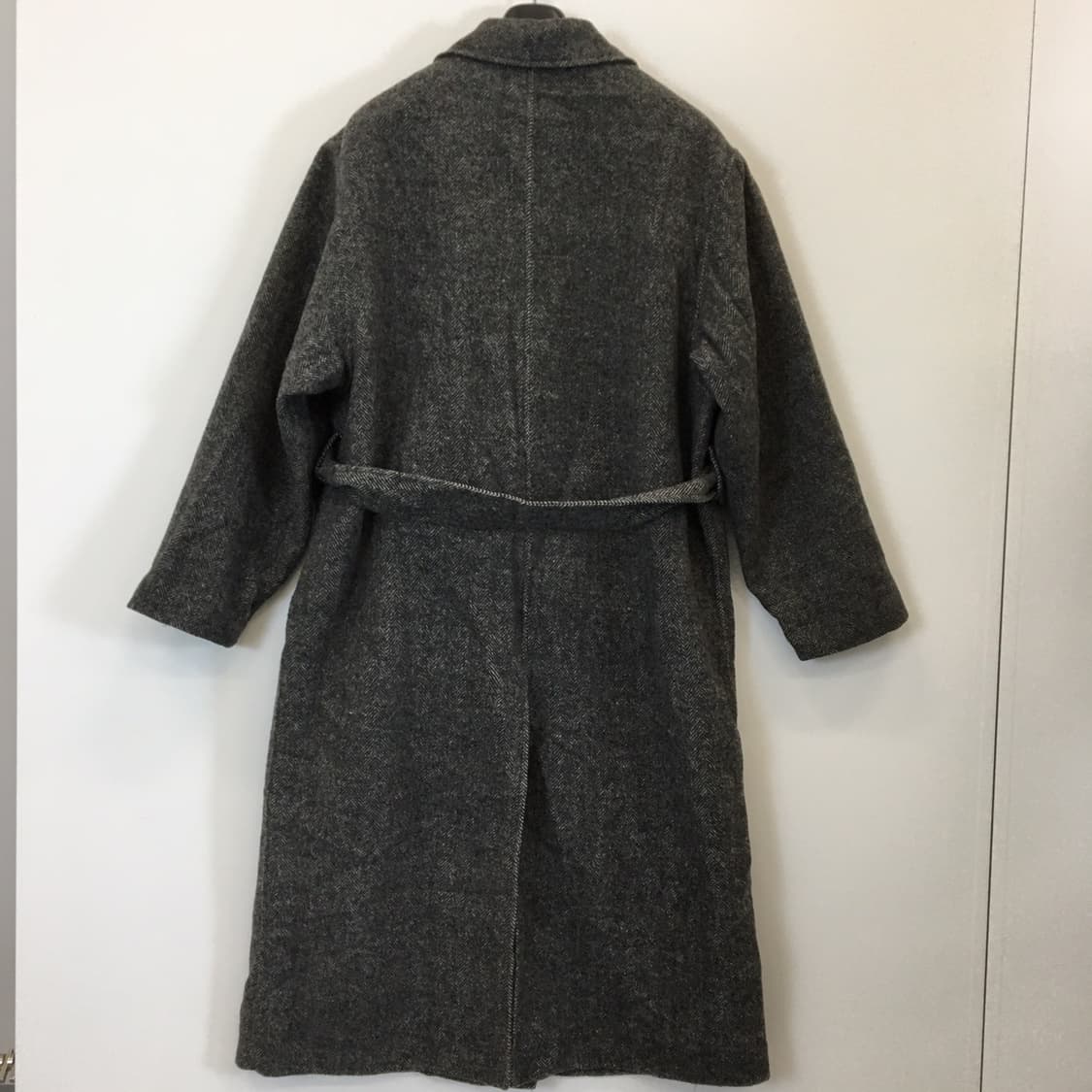 스튜디오톰보이 헤링본 더블 벨티드코트 FREE  상품이미지4