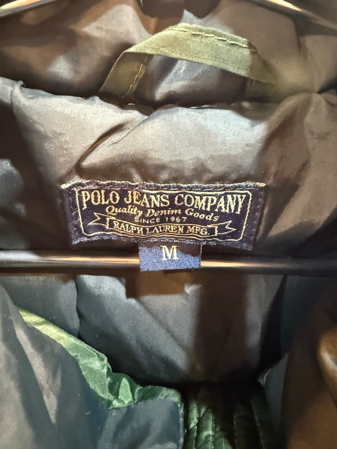 폴로 진스 67 USA 패치 히든버튼 패딩 상품이미지7