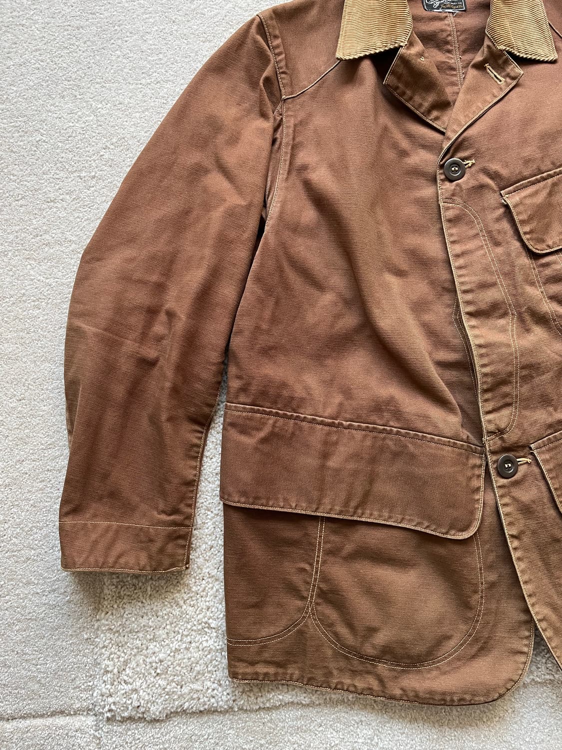 리얼맥코이 아웃도어스맨 스포츠웨어 헌팅 자켓 (100-105) 상품이미지5