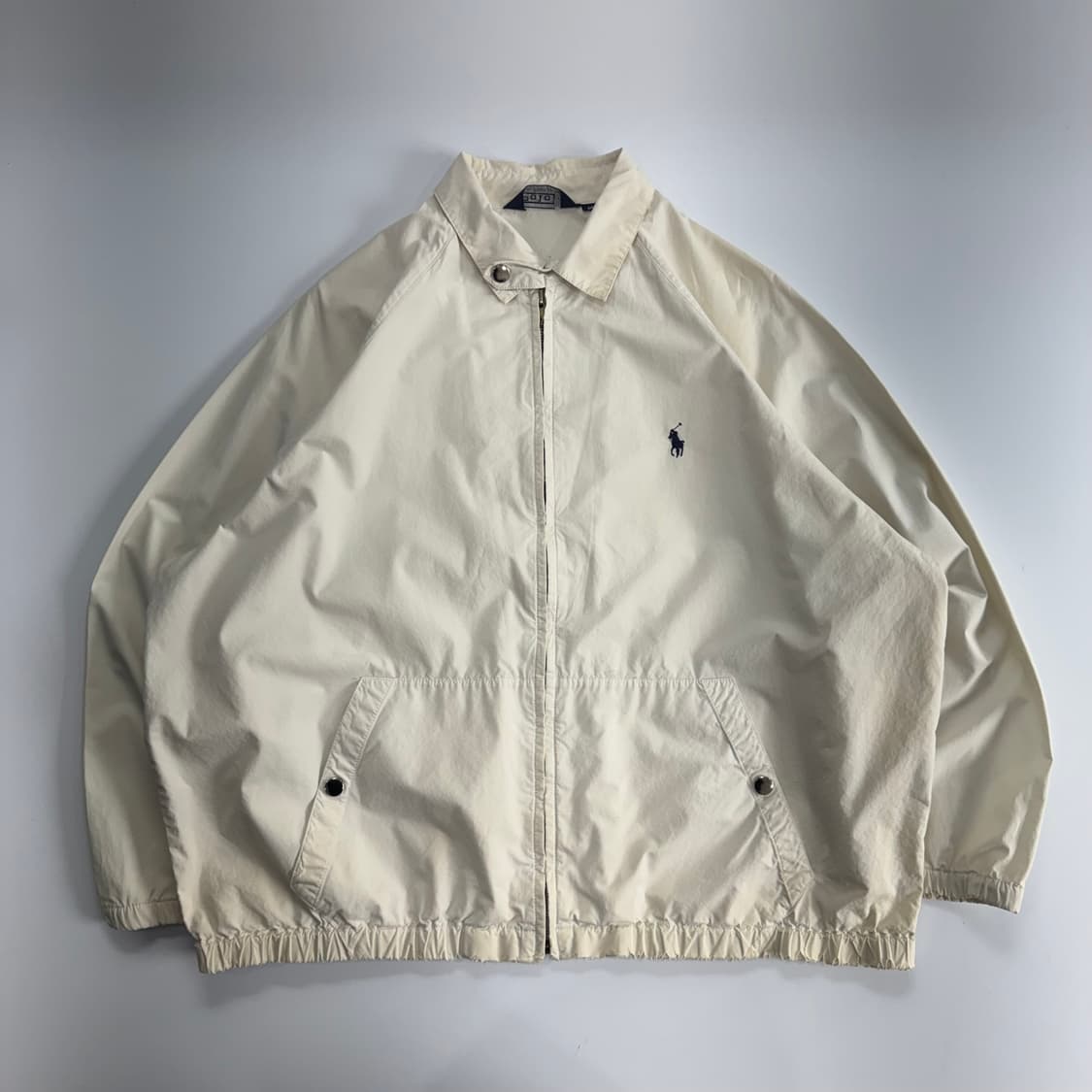 Polo 폴로 네이비 포니 아이보리 바람막이 상품이미지3