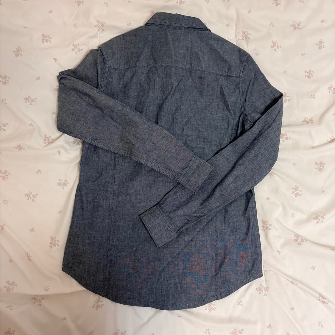 디키즈 데님 셔츠 S 블루 그레이  상품이미지2