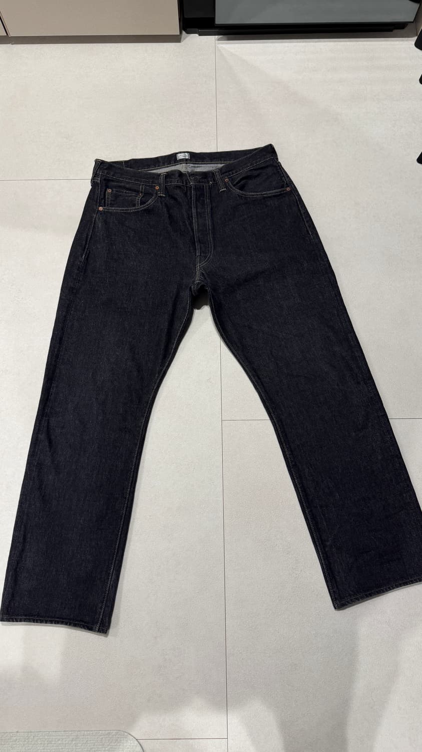 프리휠러스 601B 데님 팬츠 블랙 36 상품이미지1