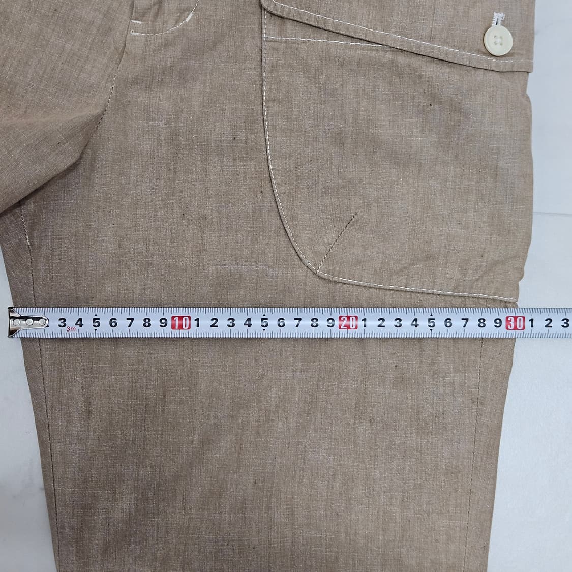 일본빈티지 Rageblue 카고포켓 치노팬츠 베이지 30 상품이미지9