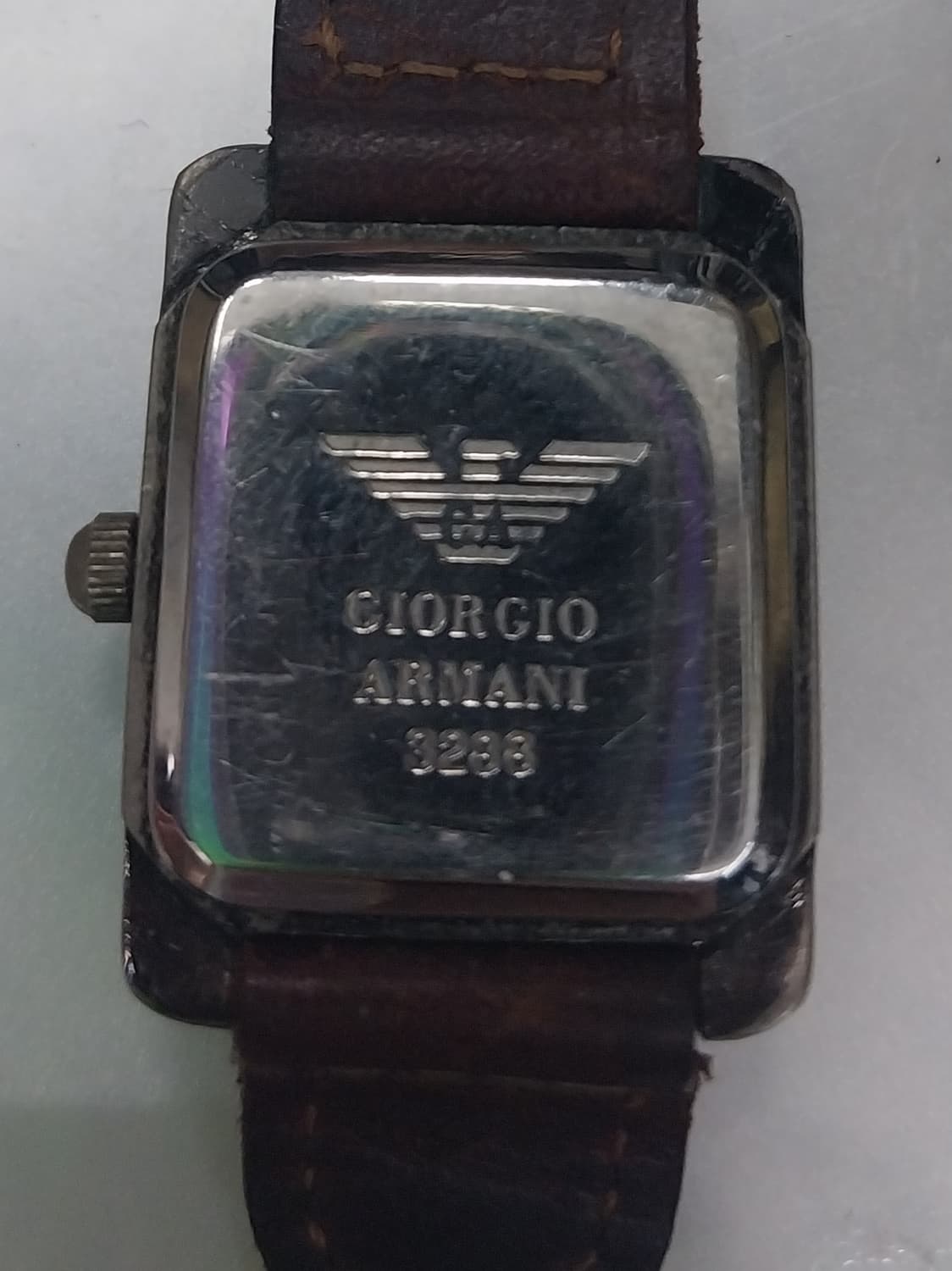 알마니 빈티지 사각 여성 쿼츠시계 상품이미지3