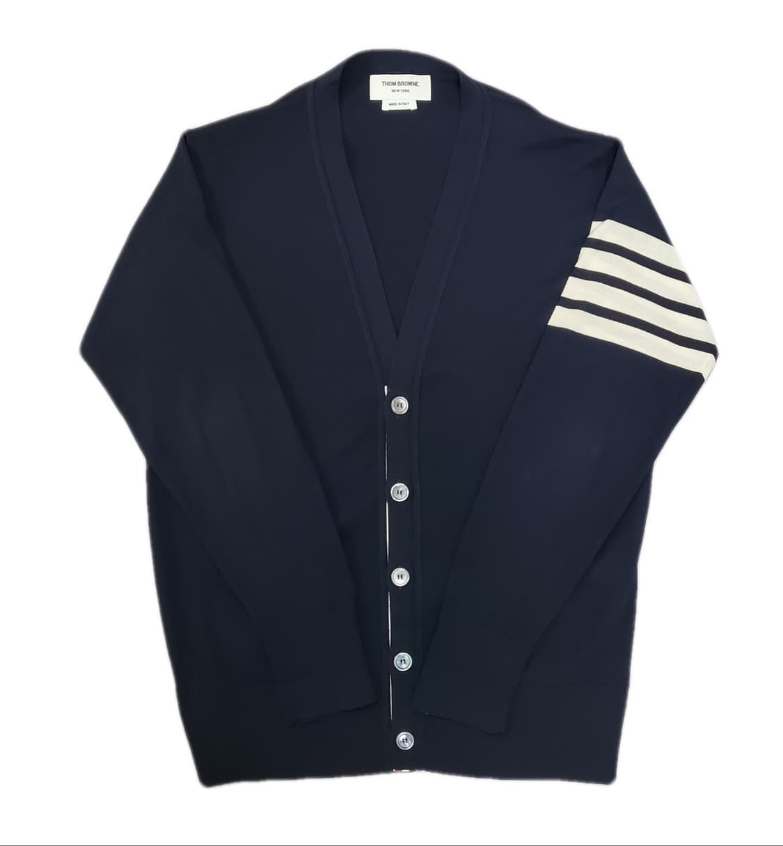 톰브라운 사선완장 가디건 상품이미지1