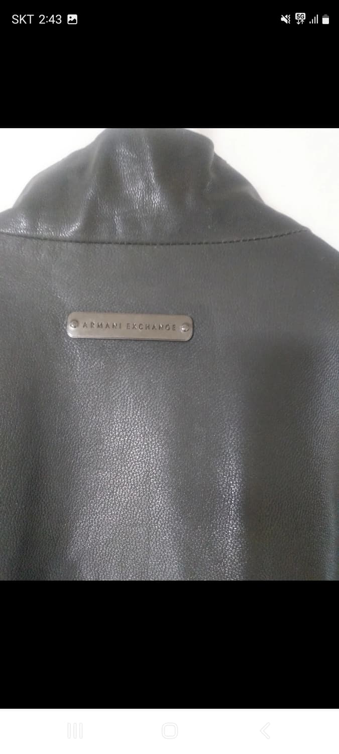 알마니 익스체인지 가죽자켓 상품이미지8