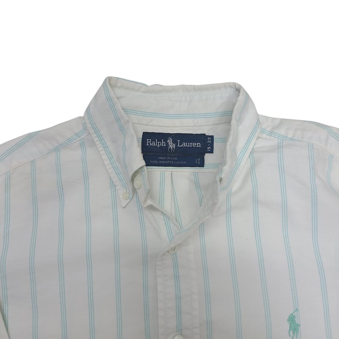 '90s Ralph Lauren Stripe Shirt 상품이미지5