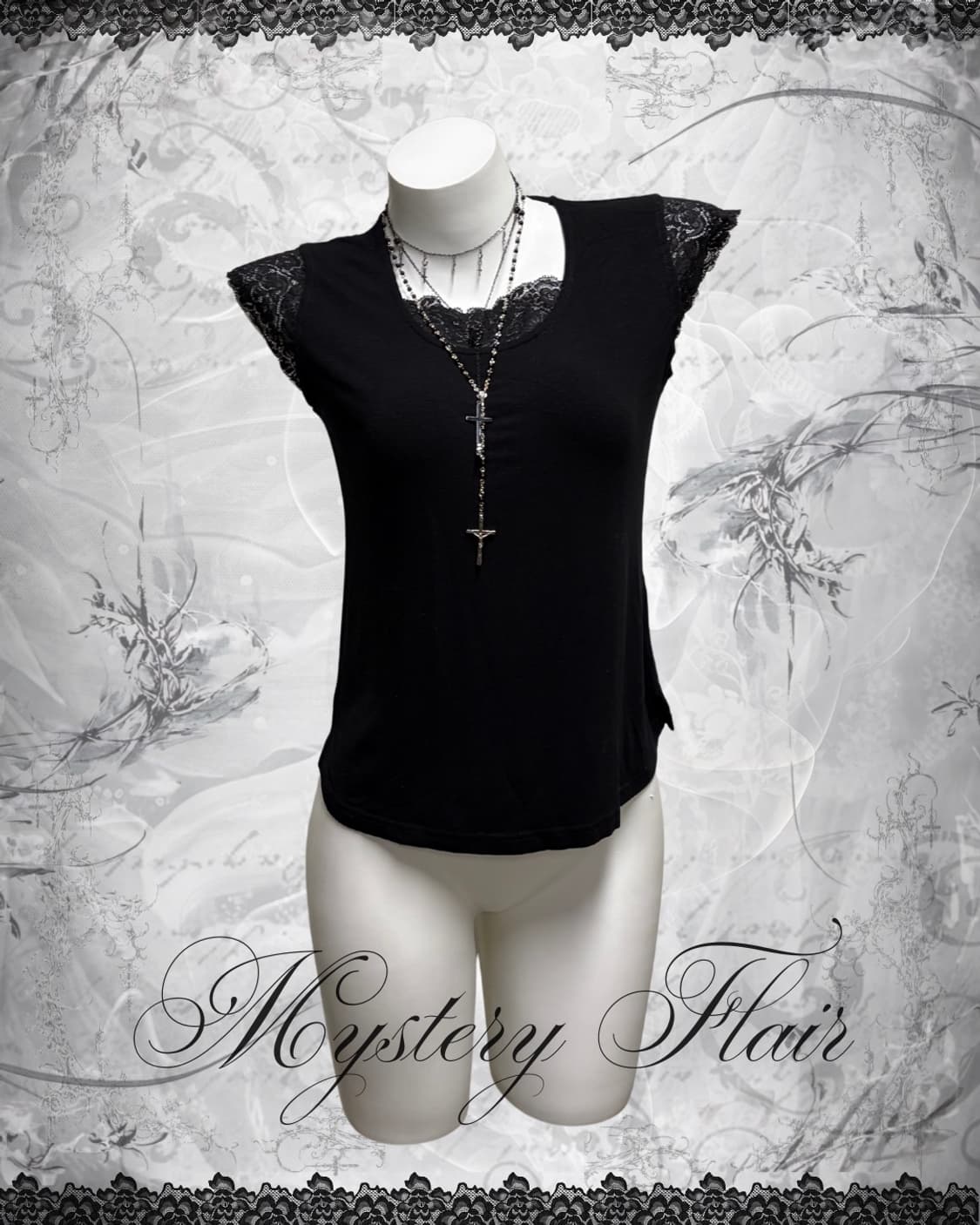 공겜여주 로맨틱 고스 코디세트 4pcs 상품이미지9