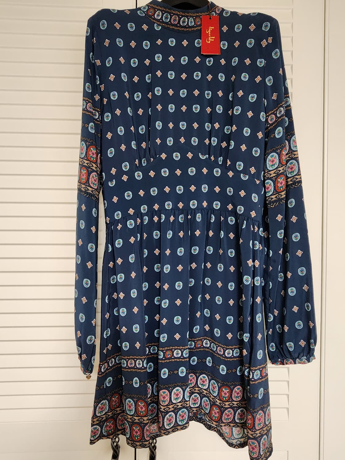 타이거릴리 질투의 화신 공효진 에스닉 실크 원피스+ VOV 스웨이드 쟈켓 상품이미지5