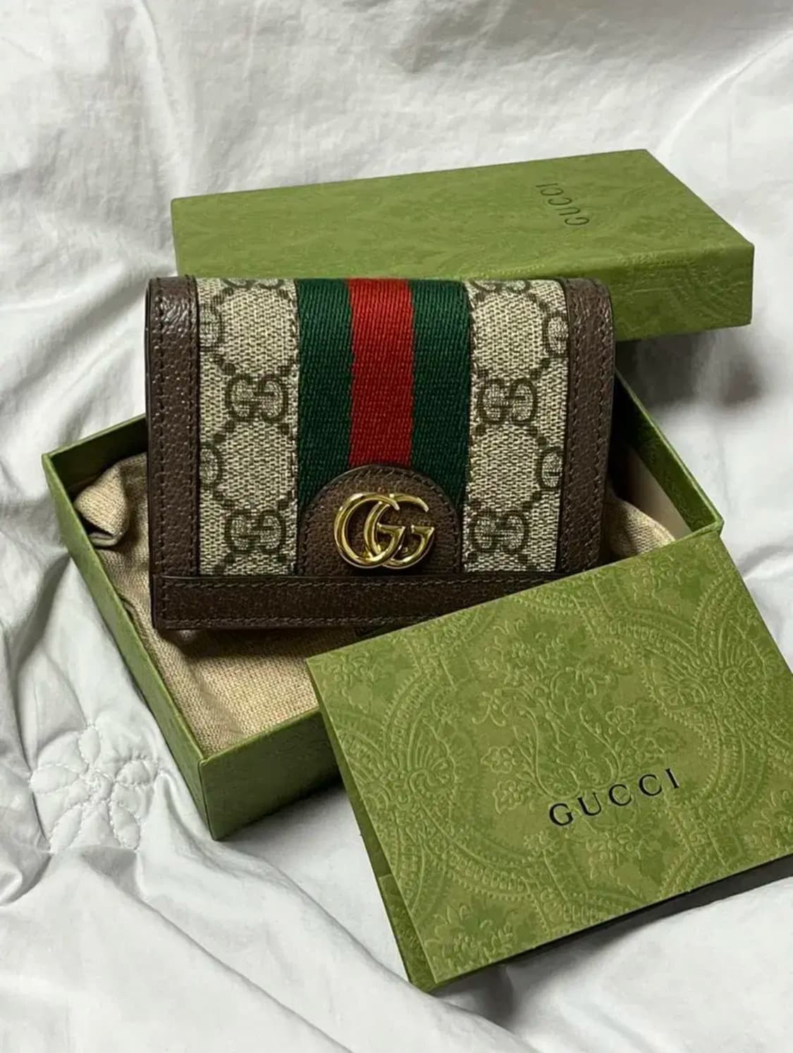 [새상품] 구찌 오피디아 GG 카드 케이스 반지갑 카드지갑 상품이미지1