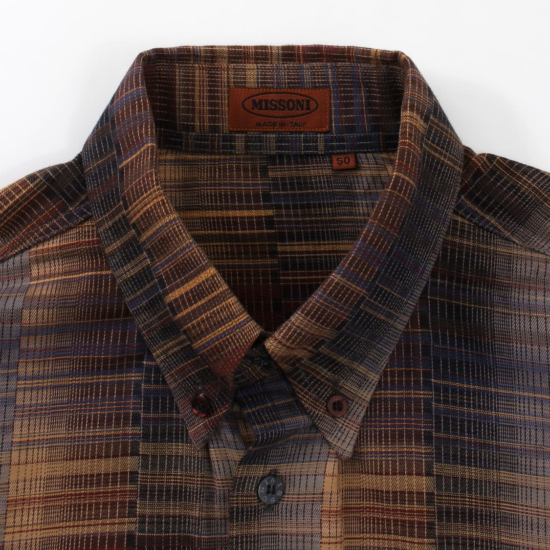 미쏘니 빈티지 체크 패턴 셔츠 상품이미지4
